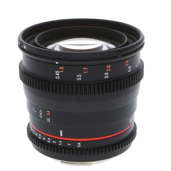 Rokinon 50mm T1.5 AS UMC Cine DS Lens for Canon EF Mount