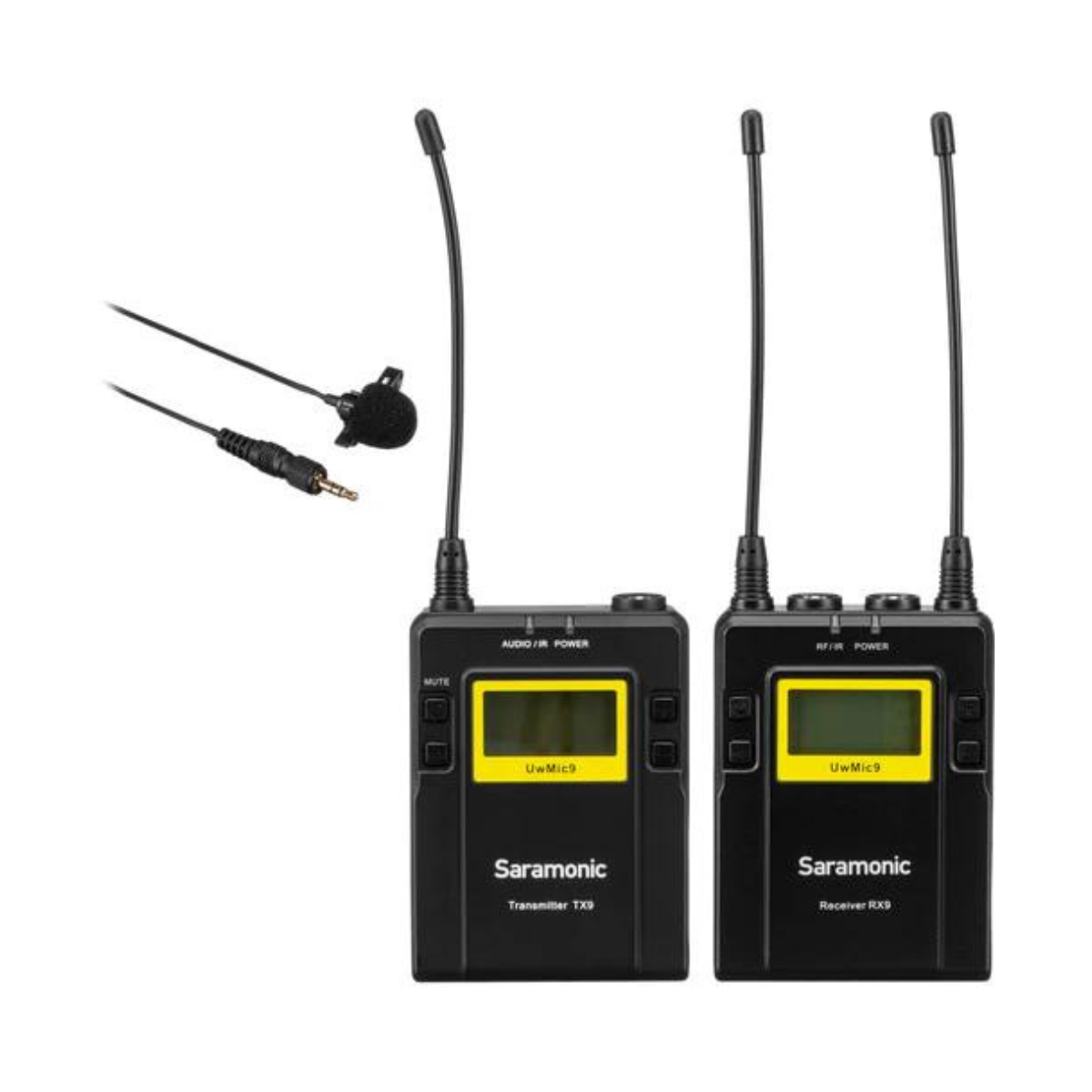 Saramonic UwMic9 2-Person Camera-Mount Wireless Omni Lavalier Microphone System