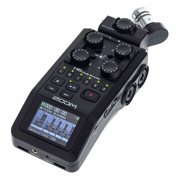 Zoom H6 All Black H6 Handy Recorder