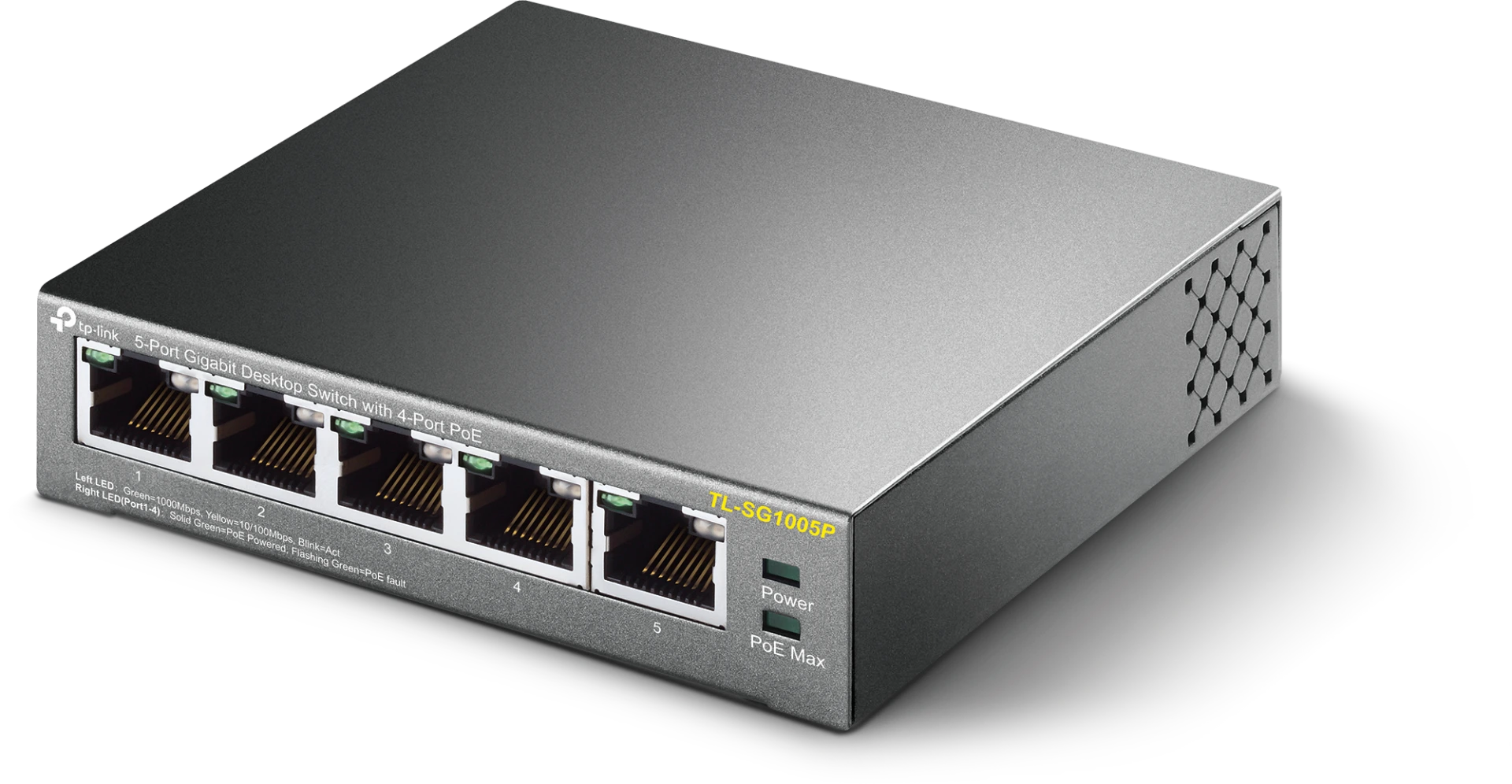 TP-Link 5-port Gigabit Desktop Switch with 4-port PoE