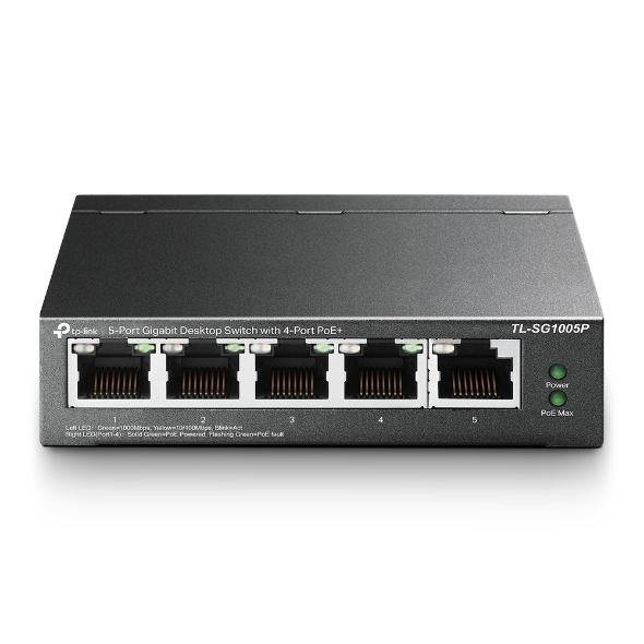 TP-Link 5-port Gigabit Desktop Switch with 4-port PoE - Image 2